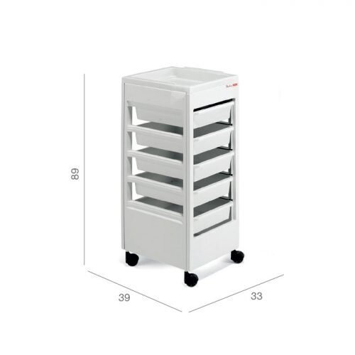 Professional barber and hair stilist trolley REM UK STUDIO 4 Professional barber and hair stilist trolley REM UK STUDIO 4