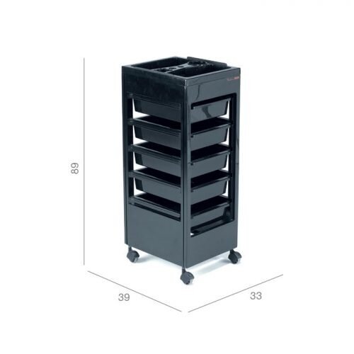 Professional barber and hair stilist trolley REM UK STUDIO 6 Professional barber and hair stilist trolley REM UK STUDIO 6