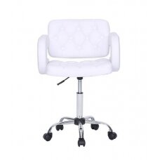 Meistro kedė su ratukais HC8403K, baltos spalvos