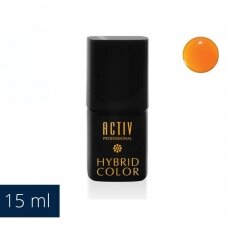 Hybrid UV/LED nail polish in neon orange color (20), 15 ml.