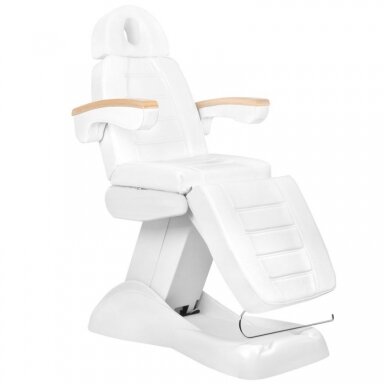 Professional electric cosmetology couch-chair LUX, white (3 motors)