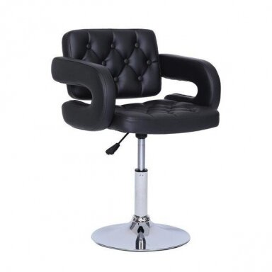 Beauty salons and beauticians stool HC8403N, black eco-leather Beauty salons and beauticians stool HC8403N, black eco-leather