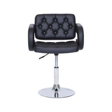 Beauty salons and beauticians stool HC8403N, black eco-leather Beauty salons and beauticians stool HC8403N, black eco-leather