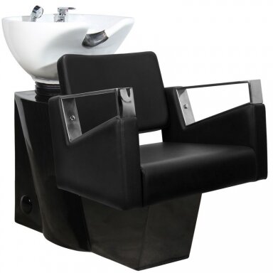 Professional hairdressing sink GABBIANO VILNIUS, black color Professional hairdressing sink GABBIANO VILNIUS, black color