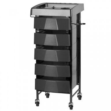 Professional GABBIANO 008 hairdresser's trolley, black MOD008 Professional GABBIANO 008 hairdresser's trolley, black MOD008