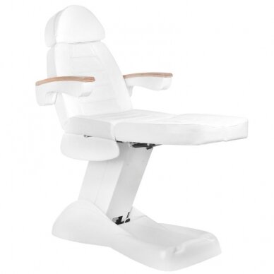 Profesionali elektrinė podologinė kėdė pedikiūro procedūroms LUX, balta (3 motorai) 6