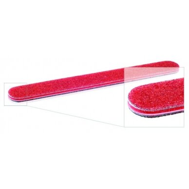 Tefloninė nagų dildė manikiūro ir pedikiūro darbams RED #80