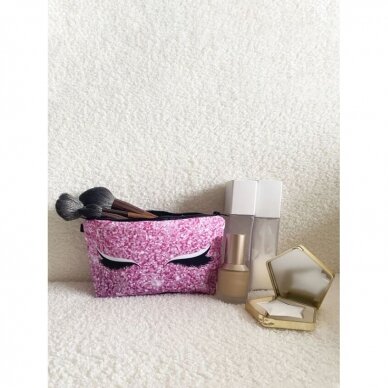 Graphic cosmetic bag EYELASHES 2 Graphic cosmetic bag EYELASHES 2