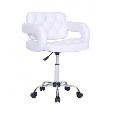 Meistro kedė su ratukais HC8403K, baltos spalvos