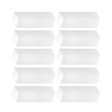 Блоки для ногтей для маникюра белые #320, 10 шт.