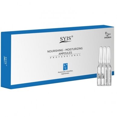 SYIS Ampoules for moisturising and nourishing the facial skin, 10*3 ml