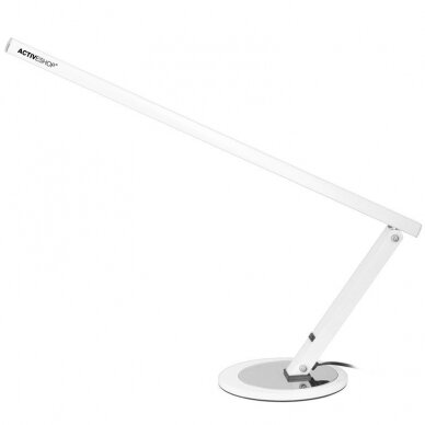 Профессиональная настольная лампа для маникюрных работ SLIM 20 w, белого цвета