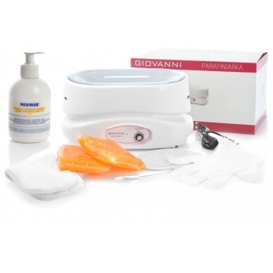 Professional paraffin heating bath GIOVANNI + set of accessories