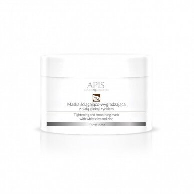APIS skin firming and smoothing mask with white clay and zinc 200ml