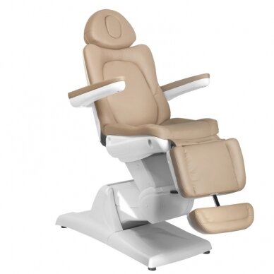 Professional electric cosmetology chair AZZURRO 870 (3 motors), cappuccino color 3
