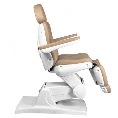 Professional electric cosmetology chair AZZURRO 870 (3 motors), cappuccino color 8