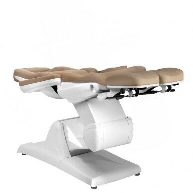 Профессиональная электрическая подологическая кушетка-кресло для процедур педикюра AZZURRO 870S PEDI (3 мотора), цвета капучино 8