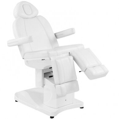 Profesionali elektrinė podologinė kėdė pedikiūro procedūroms AZZURRO 708AS PEDI  (3 varikliai), baltos spalvos