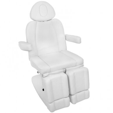 Profesionali elektrinė podologinė kėdė pedikiūro procedūroms AZZURRO 708AS PEDI  (3 varikliai), baltos spalvos 2