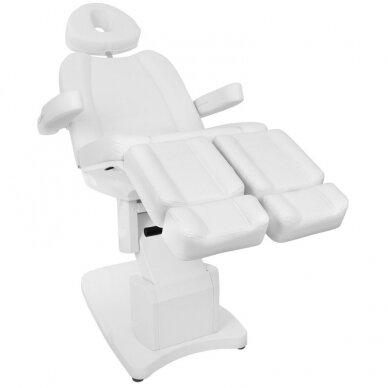 Profesionali elektrinė podologinė kėdė pedikiūro procedūroms AZZURRO 708AS PEDI  (3 varikliai), baltos spalvos 4