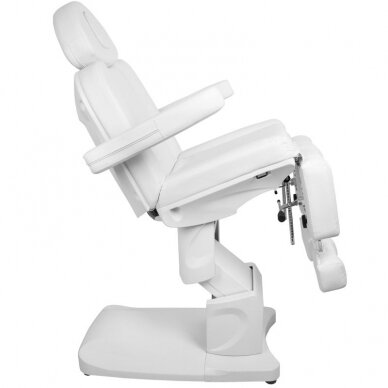 Profesionali elektrinė podologinė kėdė pedikiūro procedūroms AZZURRO 708AS PEDI  (3 varikliai), baltos spalvos 8