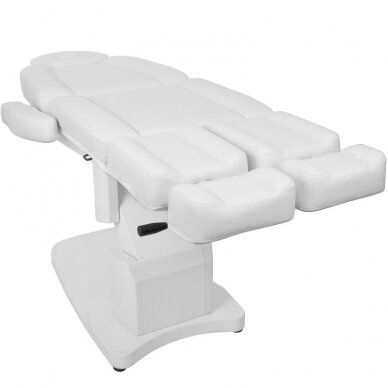 Profesionali elektrinė podologinė kėdė pedikiūro procedūroms AZZURRO 708AS PEDI  (3 varikliai), baltos spalvos 9