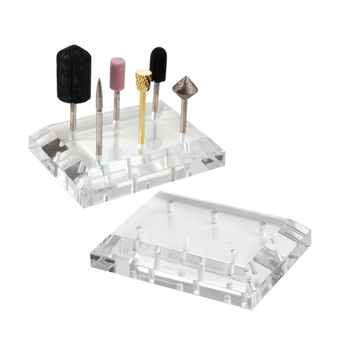 Tray for assembling nail drill bits Tray for assembling nail drill bits