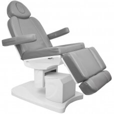 Professional electric cosmetology chair AZZURRO 708A (4 motors), gray color