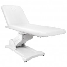 Profesionalus elektrinis kosmetologinis gultas-lova masažo procedūroms AZZURRO 808 (2 varikliai), baltos spalvos