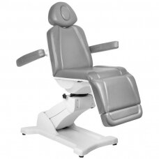 Профессиональное кресло-кровать электрическое косметологическое AZZURRO 869A, серый (4 мотора)