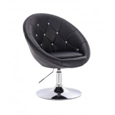 Beauty salons and beauticians stool HC8516CN, black eco-leather