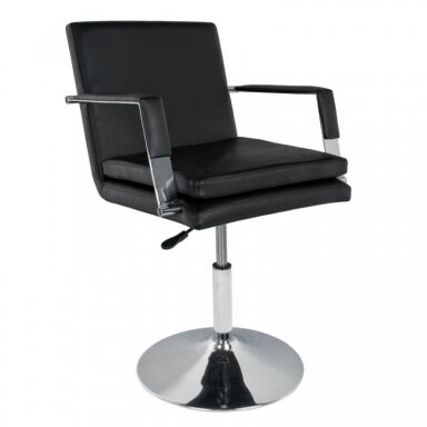 Professional barber chair GABBIANO 049, black color Professional barber chair GABBIANO 049, black color