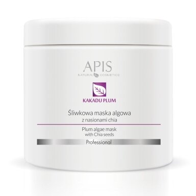APIS PLUM ALGAE MASK WITH CHIA SEEDS alginatinė kaukė su chia sėklomis, 200 g