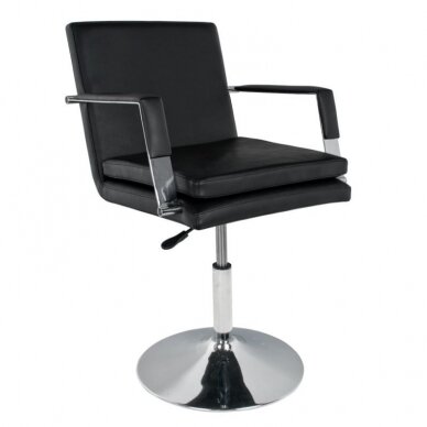 Professional barber chair GABBIANO 049, black color