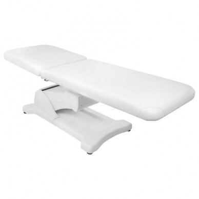 Professional electric cosmetic bed-bed for massage procedures AZZURRO 808 (2 motors), white 2