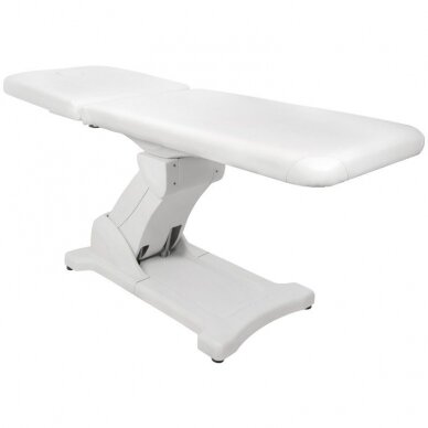 Profesionalus elektrinis kosmetologinis gultas-lova masažo procedūroms AZZURRO 808 (2 varikliai), baltos spalvos 3