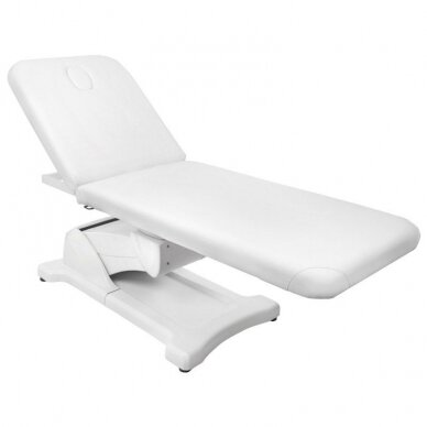 Profesionalus elektrinis kosmetologinis gultas-lova masažo procedūroms AZZURRO 808 (2 varikliai), baltos spalvos 4