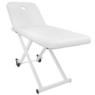 Professional electric massage table-bed AZZURRO 329E (1 motor), white color 3
