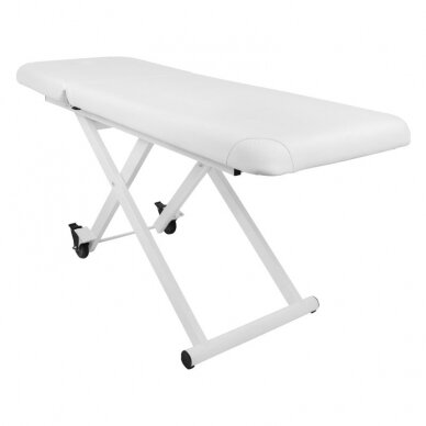 Professional electric massage table-bed AZZURRO 329E (1 motor), white color 4