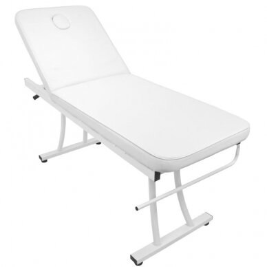 Profesionalus masažo stalas-gultas AZZURRO 328, baltos spalvos 1