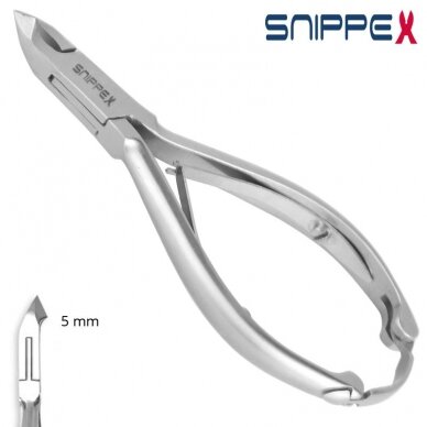 SNIPPEX PODO professional tweezers for cuticles 11cm / 5mm 2