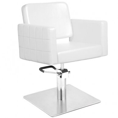 Professional hairdressing chair GABBIANO ANKARA, white color