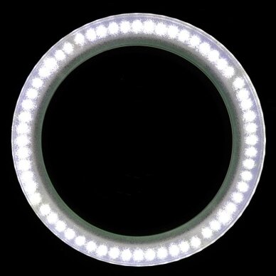 Profesionali kosmetologinė LED lempa-lupa ELEGANTE 6014 60 SMD 5D (tvirtinama prie paviršių)