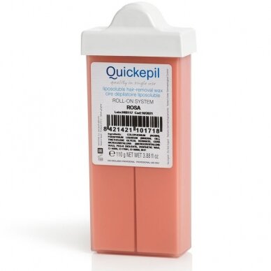 QUICKEPIL cassette wax for facial depilation, 110 g. QUICKEPIL cassette wax for facial depilation, 110 g.