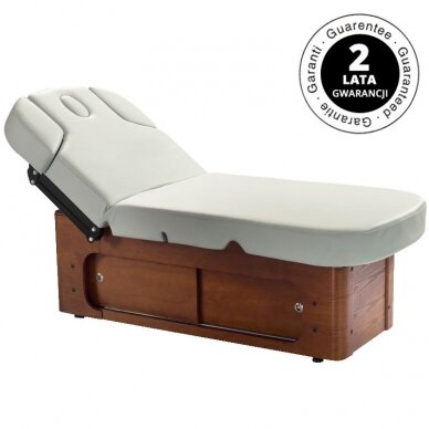 Профессиональная электрическая кушетка кровать для массажа и СПА процедур AZZURRO WOOD 361A (4 мотора) 5