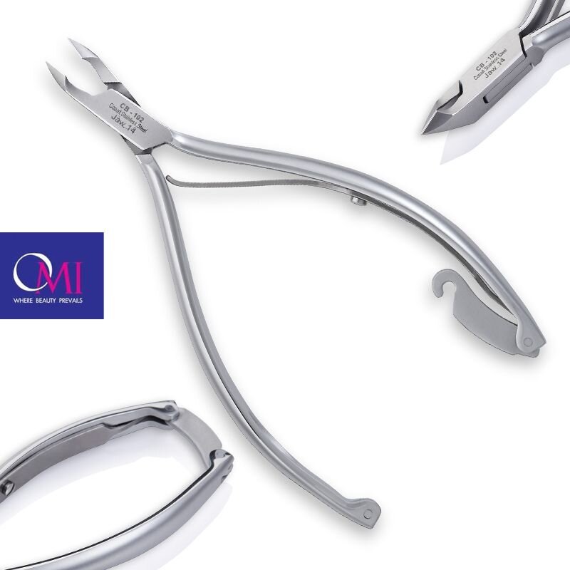 OMI PRO-LINE кусачки для кутикулы CB-102 JAW12/4MM 1 OMI PRO-LINE кусачки для кутикулы CB-102 JAW12/4MM 1