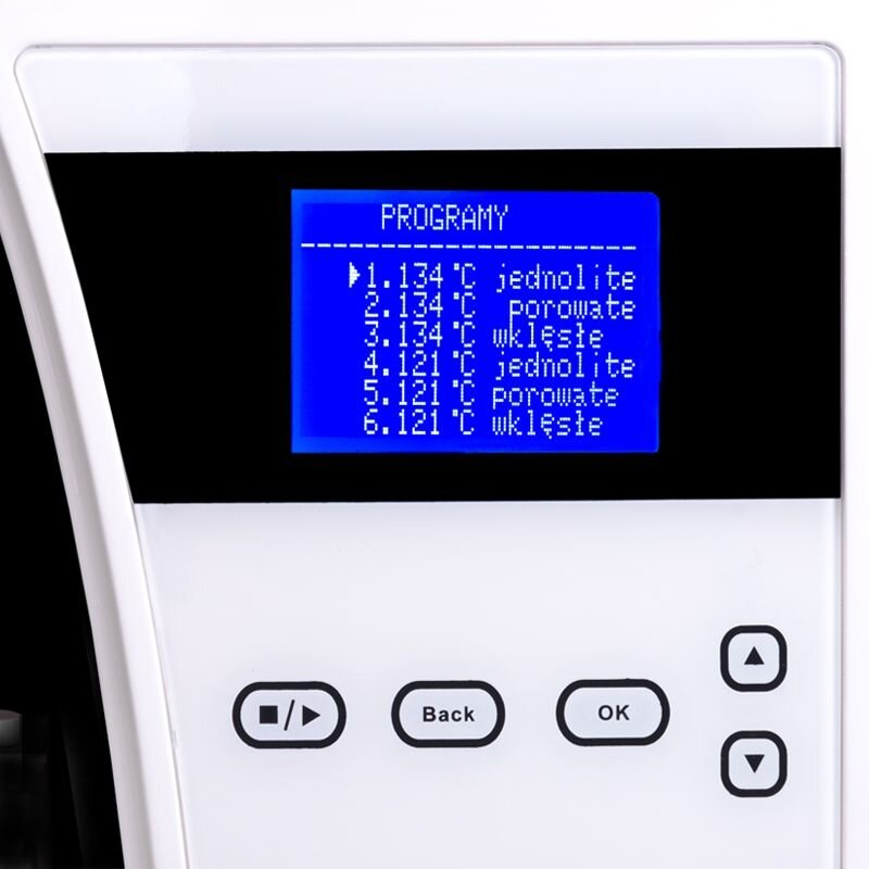 LAFOMED PREMIUM LINE LFSS12AA LCD autoclaves with printer 12-L (medical class B) 9 LAFOMED PREMIUM LINE LFSS12AA LCD autoclaves with printer 12-L (medical class B) 9