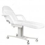 Profesionali kosmetologinė kėdė-lova su ratukais, balta A-241