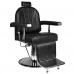 Profesionali barberio kėdė kirpykloms ir grožio salonams SM138, juodos spalvos