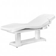 Profesionalus elektrinis gultas-lova masažo procedūroms AZZURRO 818A su šildymo funkcija (4 varikliai), pieno baltumo spalvos
